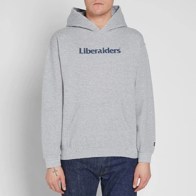 Shop Liberaiders Og Logo Popover Hoody In Grey