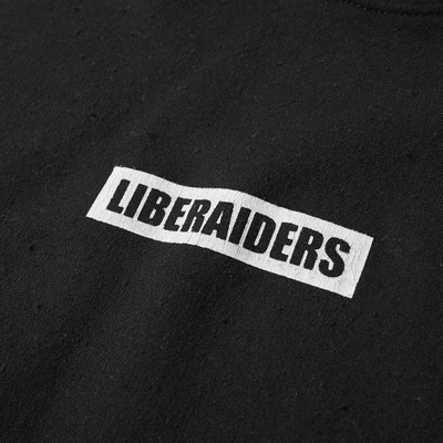Shop Liberaiders Box Logo Popover Hoody In Black