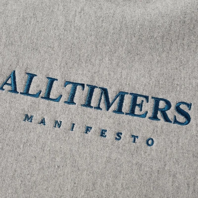 Shop Alltimers Manifesto Premium Crew In Grey