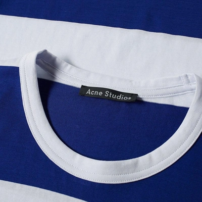 Shop Acne Studios Nedy Face Tee In Blue