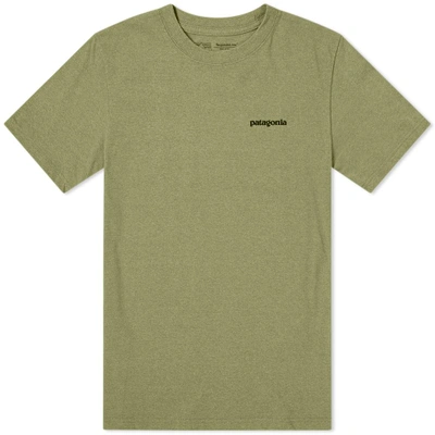 Shop Patagonia P-6 Logo Responsibili-tee In Green