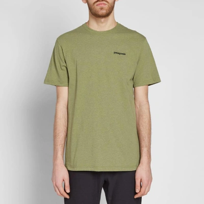 Shop Patagonia P-6 Logo Responsibili-tee In Green