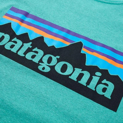 Shop Patagonia P-6 Logo Responsibili-tee In Green