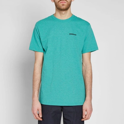 Shop Patagonia P-6 Logo Responsibili-tee In Green