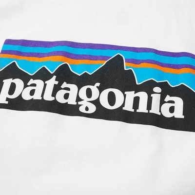 Shop Patagonia P-6 Logo Pocket Responsibili-tee In White
