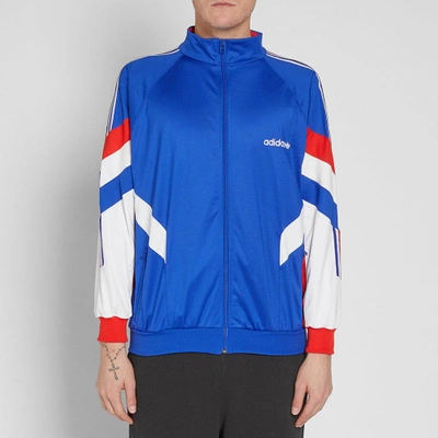 Shop Adidas Originals Adidas Aloxe Track Top In Blue