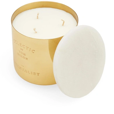 Shop Tom Dixon Eclectic Orientalist Candle In Gold