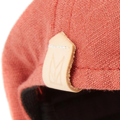 Shop Maple Linen Mesa Cap In Red