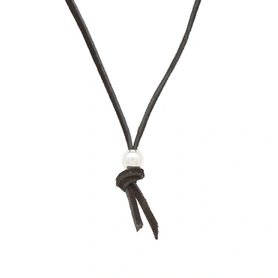 Shop Maple X Justin Rivard Bead Necklace In Black