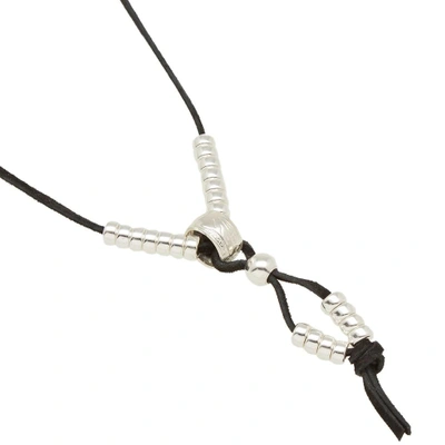 Shop Maple X Justin Rivard Bead Necklace In Black