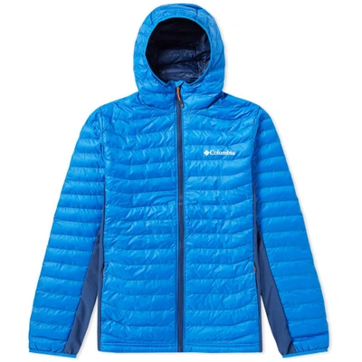 Shop Columbia Powder Lite Hooded Jacket In Blue