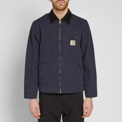 Shop Carhartt Detroit Jacket In Blue