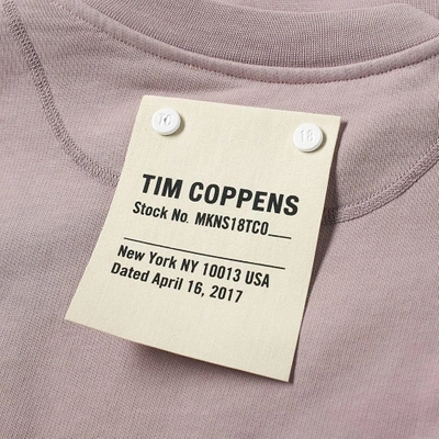 Shop Tim Coppens Ma-1 Bomber Crew Sweat In Pink