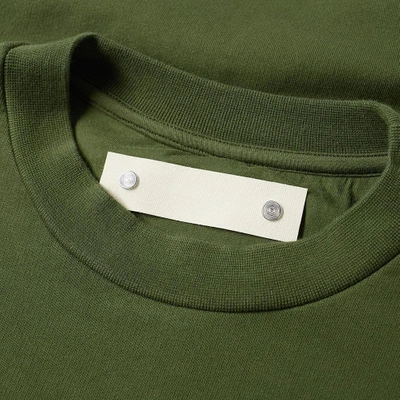 Shop Tim Coppens Ma-1 Bomber Crew Sweat In Green