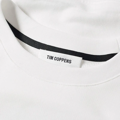 Shop Tim Coppens Rose Moto Crew Sweat In White