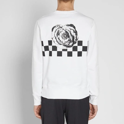 Shop Tim Coppens Rose Moto Crew Sweat In White