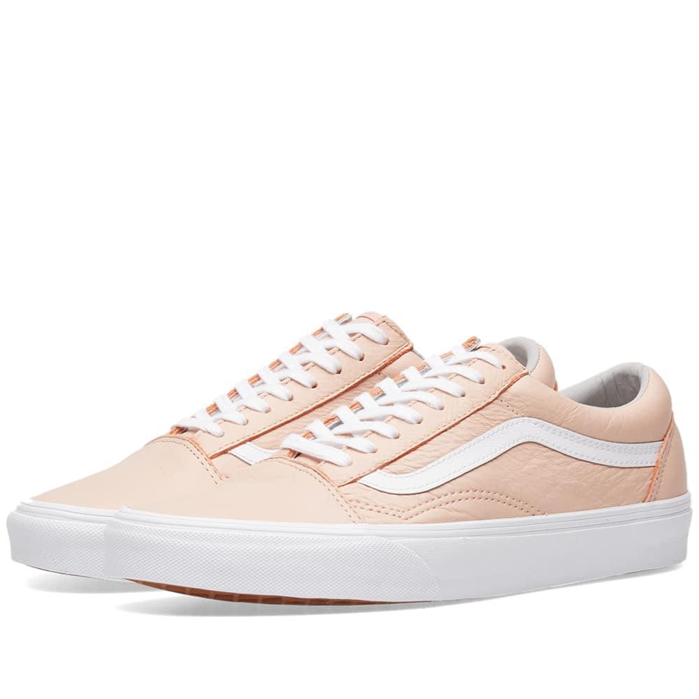 pink leather vans