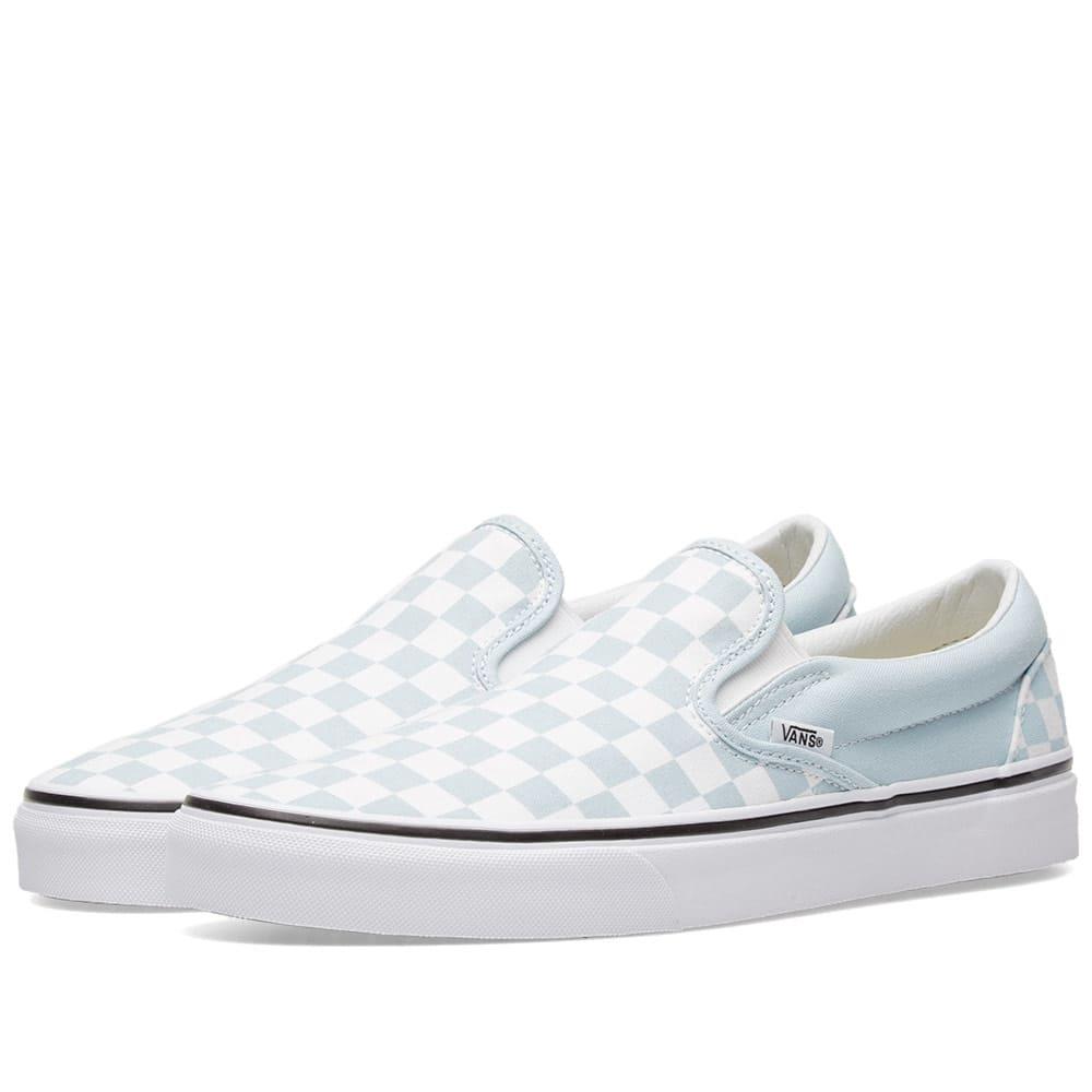 pastel checkered vans