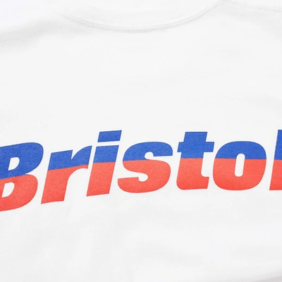 Shop F.c. Real Bristol Long Sleeve Combination Tee In White