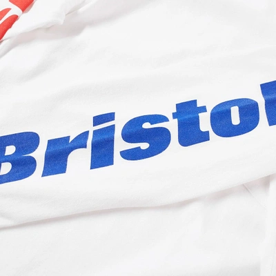 Shop F.c. Real Bristol Long Sleeve Combination Tee In White
