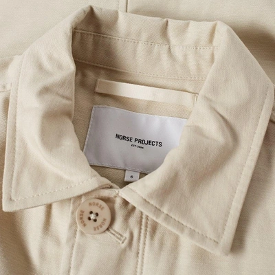 Shop Norse Projects Tyge Broken Twill Jacket In Neutrals