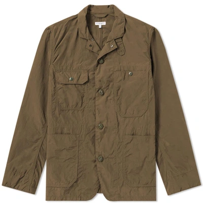 Shop Engineered Garments Logger Jacket In Green