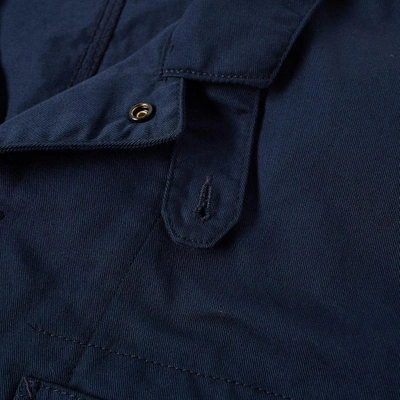 Shop Engineered Garments Logger Jacket In Blue