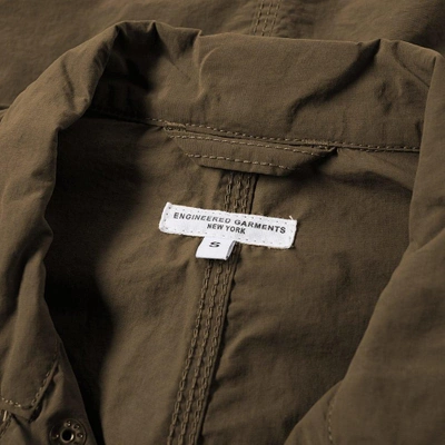 Shop Engineered Garments Logger Jacket In Green