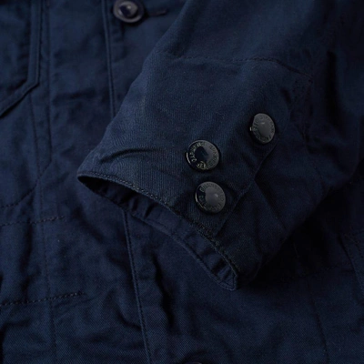 Shop Engineered Garments Logger Jacket In Blue