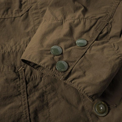 Shop Engineered Garments Logger Jacket In Green