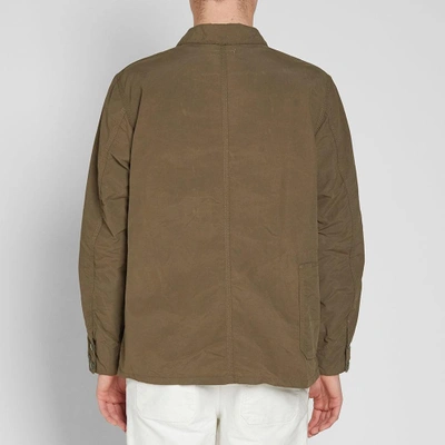 Shop Engineered Garments Logger Jacket In Green