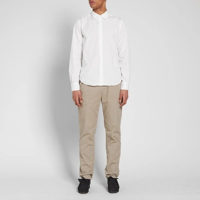 Shop Save Khaki Poplin Easy Shirt In White