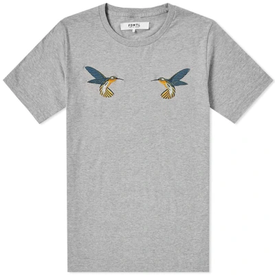 Shop Fdmtl Hummingbirds Tee In Grey