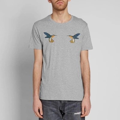 Shop Fdmtl Hummingbirds Tee In Grey