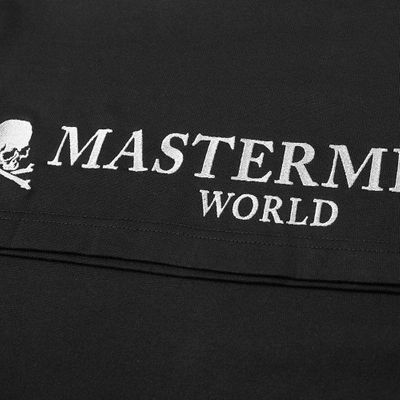 Shop Mastermind Japan Mastermind World Embroidered Skull Tee In Black