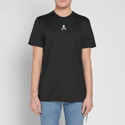 Shop Mastermind Japan Mastermind World Embroidered Skull Tee In Black