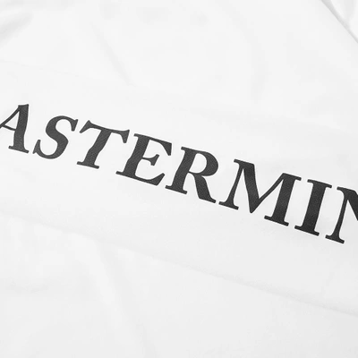 Shop Mastermind Japan Mastermind World Long Sleeve Arm Logo Tee In White