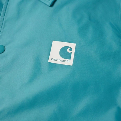 Shop Carhartt Sports Coach Jacket In Blue