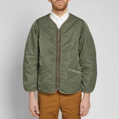 Visvim Iris Reversible Liner Jacket In Green | ModeSens