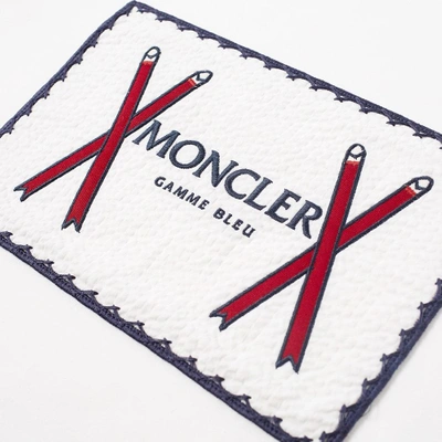 Shop Moncler Gamme Bleu Vintage Logo Crew Sweat In White