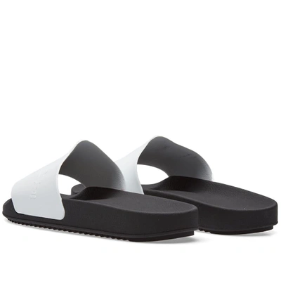 Shop Rick Owens Drkshdw Hustler Slide In White