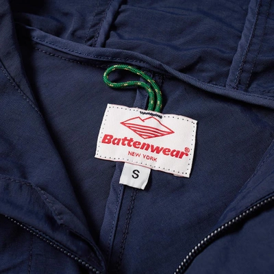 Shop Battenwear Packable Anorak In Blue