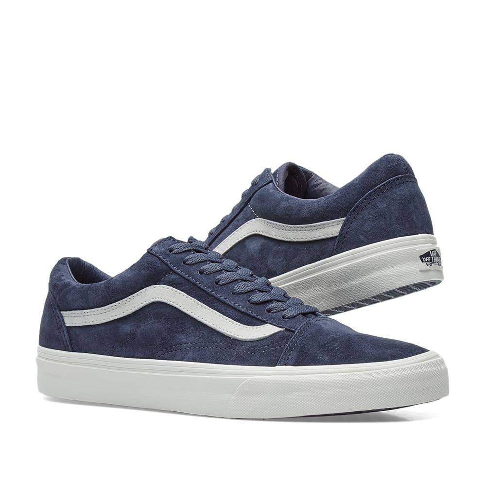 vans blue suede old skool