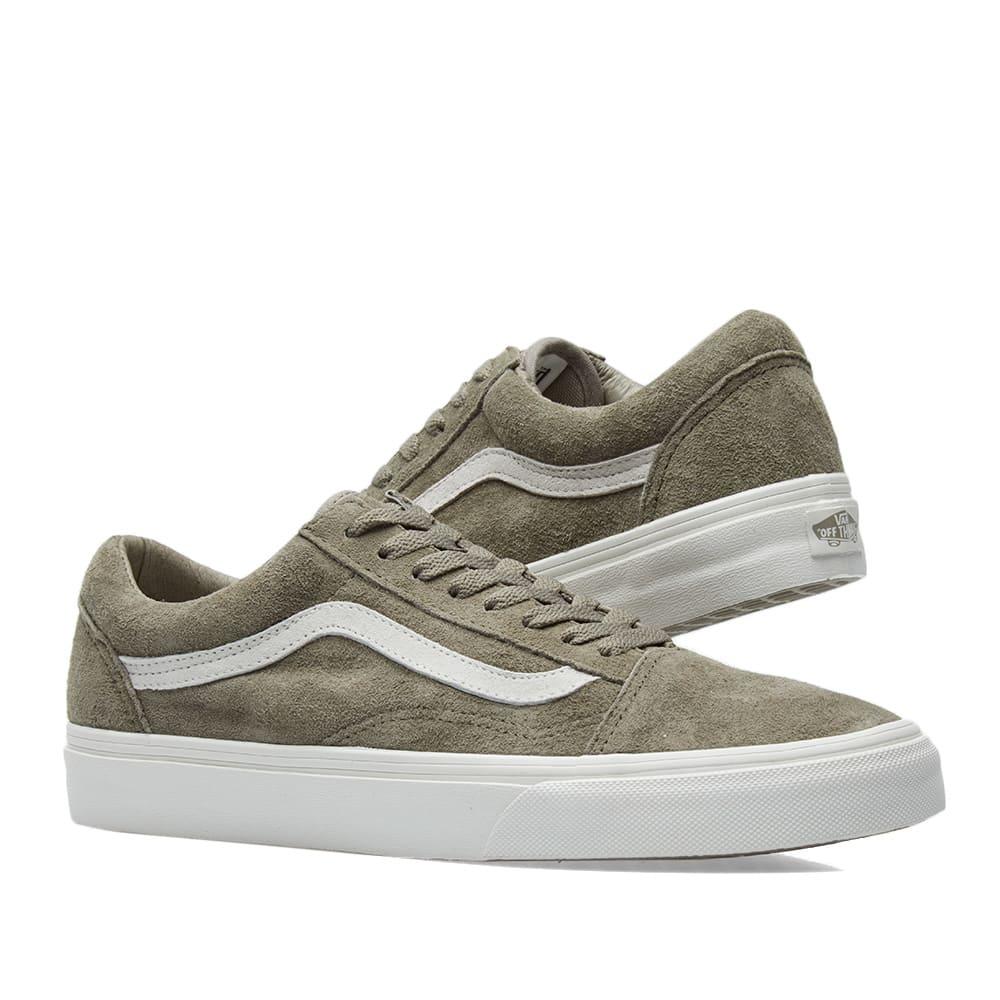 vans green pig suede