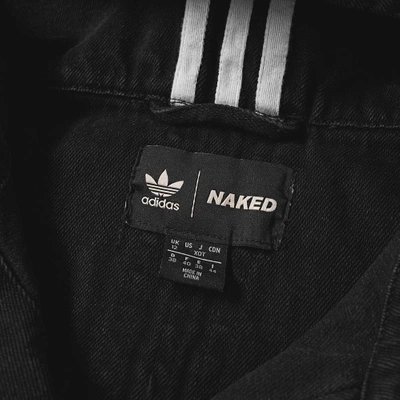 Shop Adidas Consortium X Naked Denim Jacket W In Black