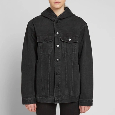 Shop Adidas Consortium X Naked Denim Jacket W In Black