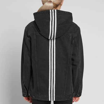 Shop Adidas Consortium X Naked Denim Jacket W In Black