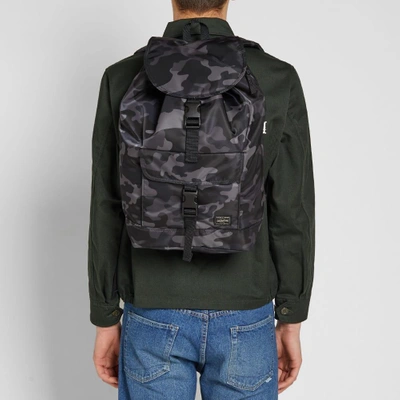 Shop Head Porter Jungle Camo Rucksack In Black