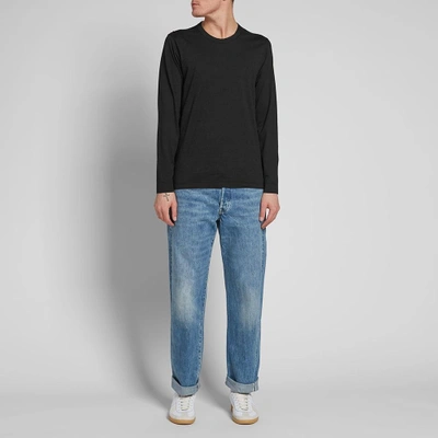 Shop Ten C Long Sleeved Tee In Black