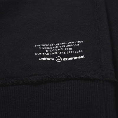 Shop Uniform Experiment Inside Out Physical Fitness Crew Sweat In Black